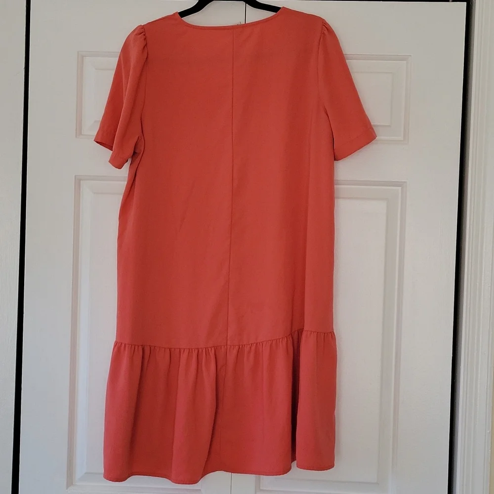 A New Day Pink Ruffle Hem Dress - Picture 2 of 3